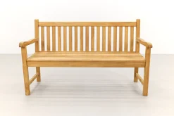 Teak houten tuinbank Bison - 150 cm.