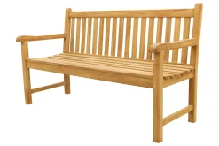 Teak houten tuinbank Bison - 150 cm.
