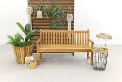 Teak houten tuinbank Bison - 150 cm.