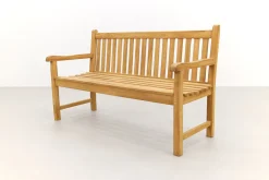 Teak houten tuinbank Bison - 150 cm.