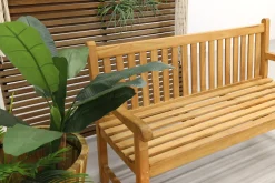 Teak houten tuinbank Bison - 150 cm.