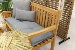 Teak houten tuinbank Bison - 120 cm.