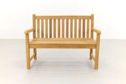 Teak houten tuinbank Bison - 120 cm.