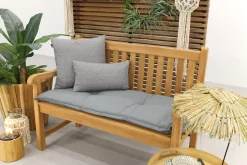 Teak houten tuinbank Bison - 120 cm.