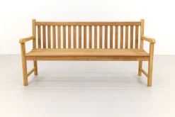 Teak houten tuinbank Bison - 180 cm.