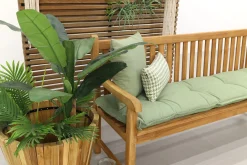 Teak houten tuinbank Bison - 180 cm.