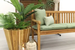 Teak houten tuinbank Bison - 180 cm.