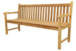 Teak houten tuinbank Bison - 180 cm.