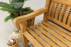 Teakhouten tuinbank Patrick XL - 200 cm.