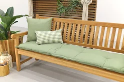 Teakhouten tuinbank Patrick - 180 cm. - Voorgevormde rugleuning