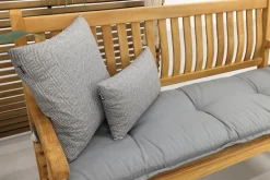 Teakhouten tuinbank Patrick - 150 cm. - Voorgevormde rugleuning