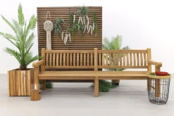Teakhouten tuinbank Patrick XL - 250 cm.