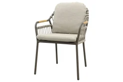 Tenerife dining tuinstoel met teak armleuning - Terre