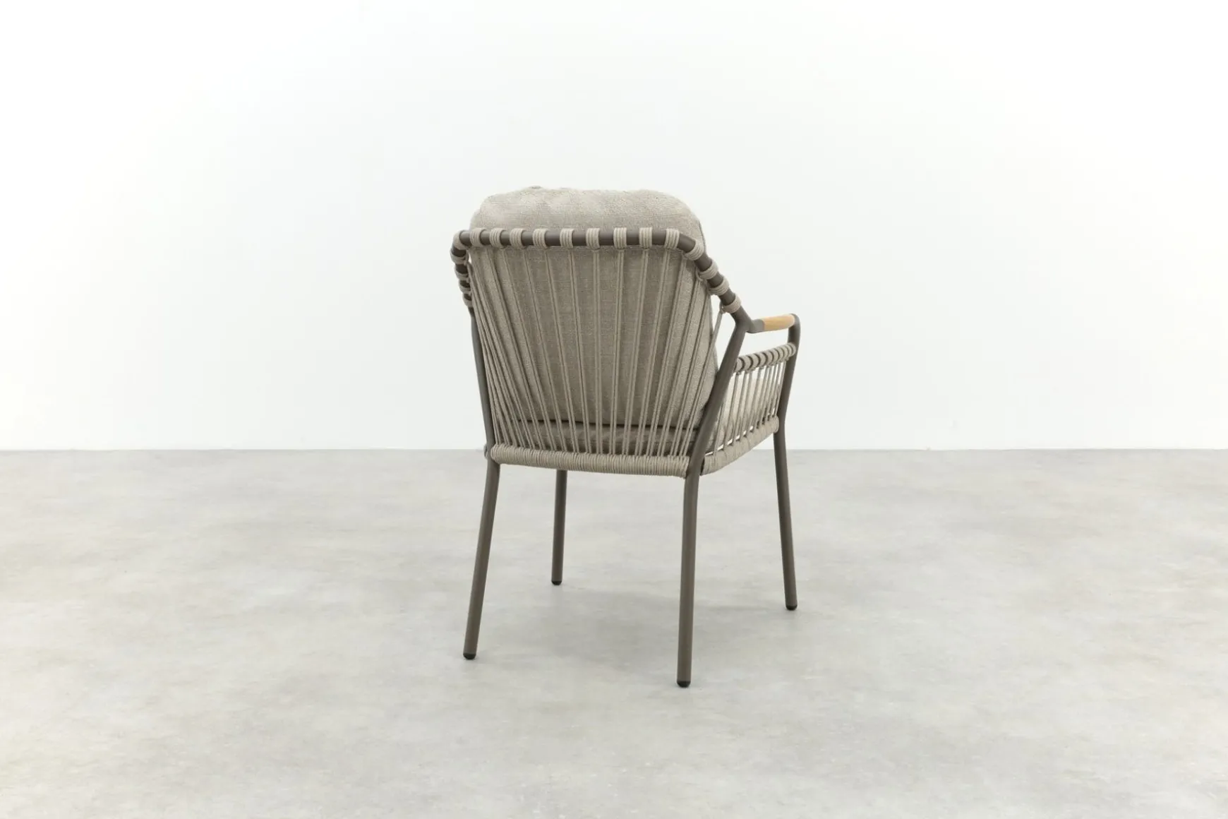 Tenerife dining tuinstoel met teak armleuning - Terre