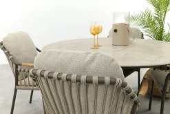 Tenerife/Prado 4-persoons ronde dining tuinset Ø130 cm. - Terre