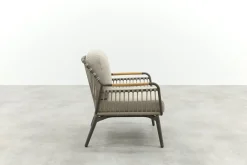 Tenerife rope loungestoel - Terre/Teak