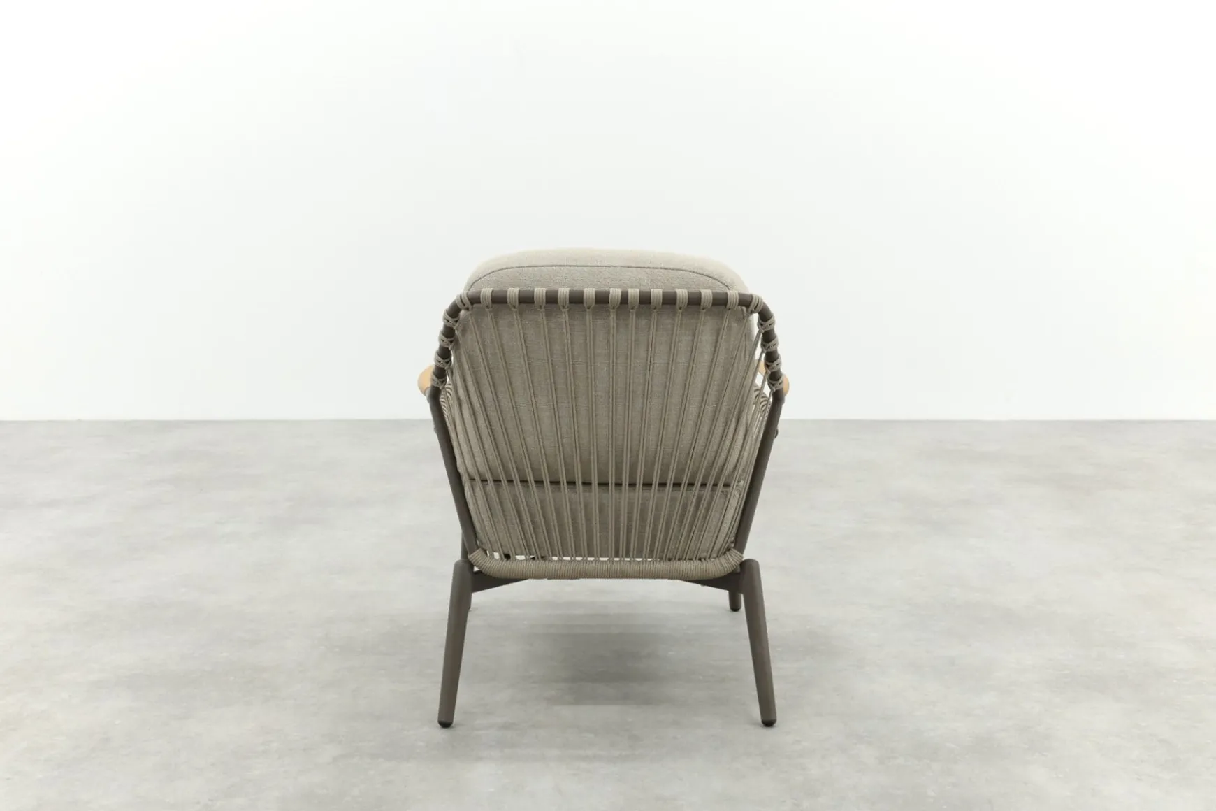 Tenerife rope loungestoel - Terre/Teak