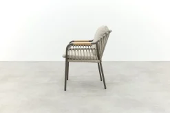 Tenerife/Soreno deens ovale tuinset voor 6 personen 240x110 cm. - Terre