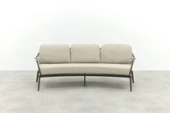 Tenerife 3-zits rope loungebank - Terre/Teak