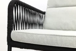 Teresa dining rope tuinstoel - Black