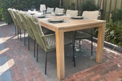 Teresa dining rope tuinstoel - Green