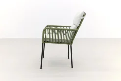 Teresa dining rope tuinstoel - Green