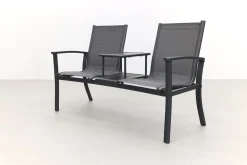 Tete-a-Tete aluminium tuinbank Felix - Antraciet