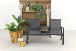 Tete-a-Tete aluminium tuinbank Felix - Antraciet
