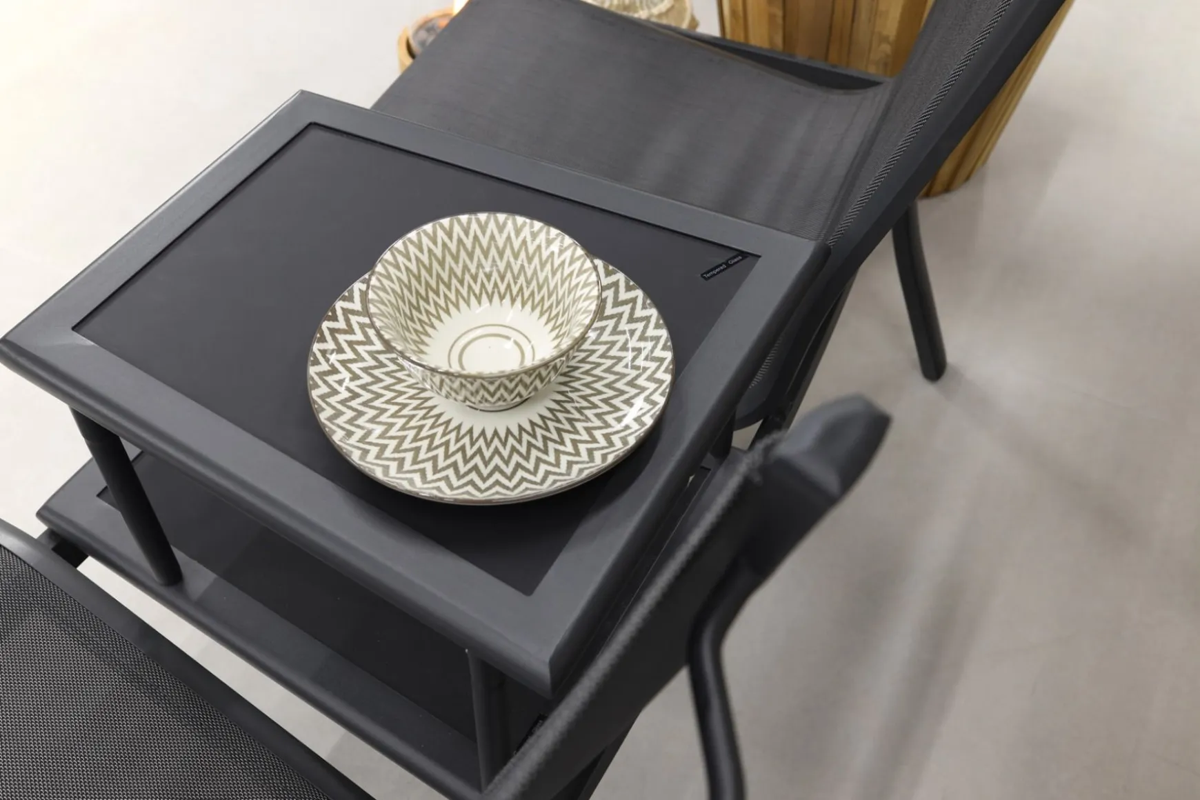 Tete-a-Tete aluminium tuinbank Felix - Antraciet