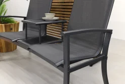 Tete-a-Tete aluminium tuinbank Felix - Antraciet