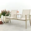 Tete-a-Tete aluminium tuinbank Felix - Latte/Beige