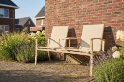 Tete-a-Tete aluminium tuinbank Felix - Latte/Beige
