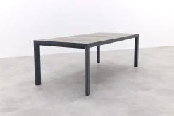 Timber/Kings verstelbare tuinset antraciet - 220x100 cm.