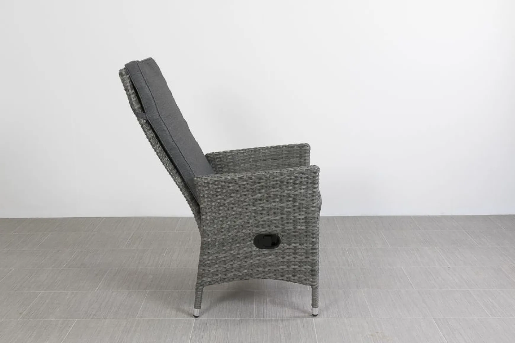 Timber organic grey/Alma 210 cm. tuinset - 7-delig verstelbaar