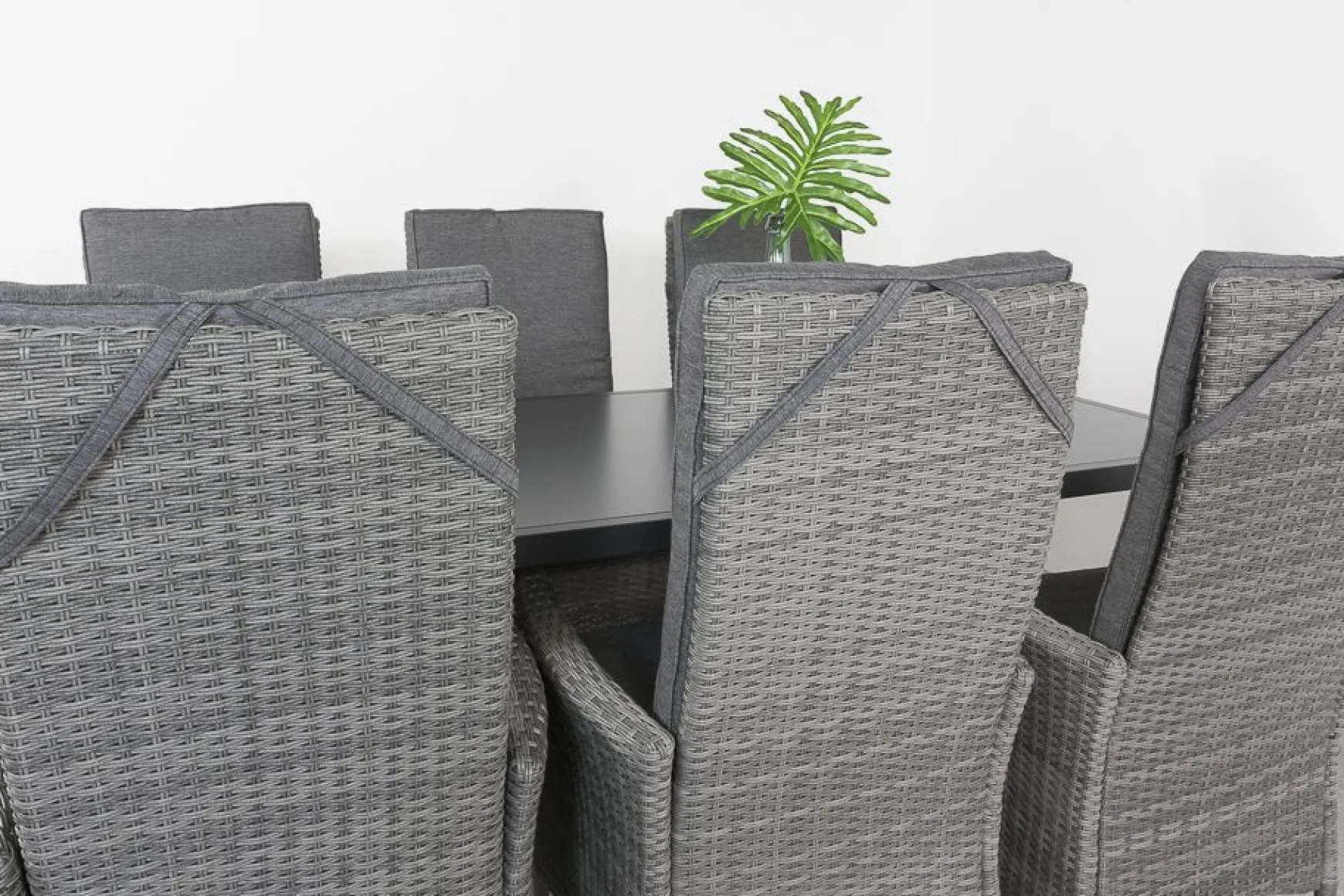 Timber organic grey/Alma 210 cm. tuinset - 7-delig verstelbaar