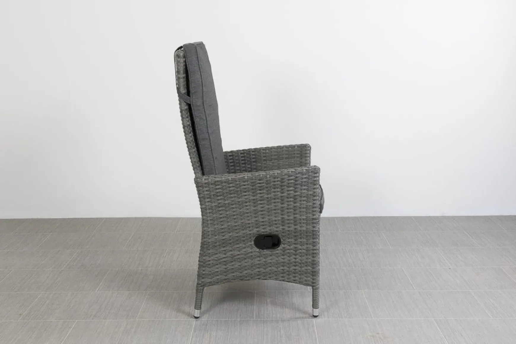 Timber organic grey/Alma 210 cm. tuinset - 7-delig verstelbaar