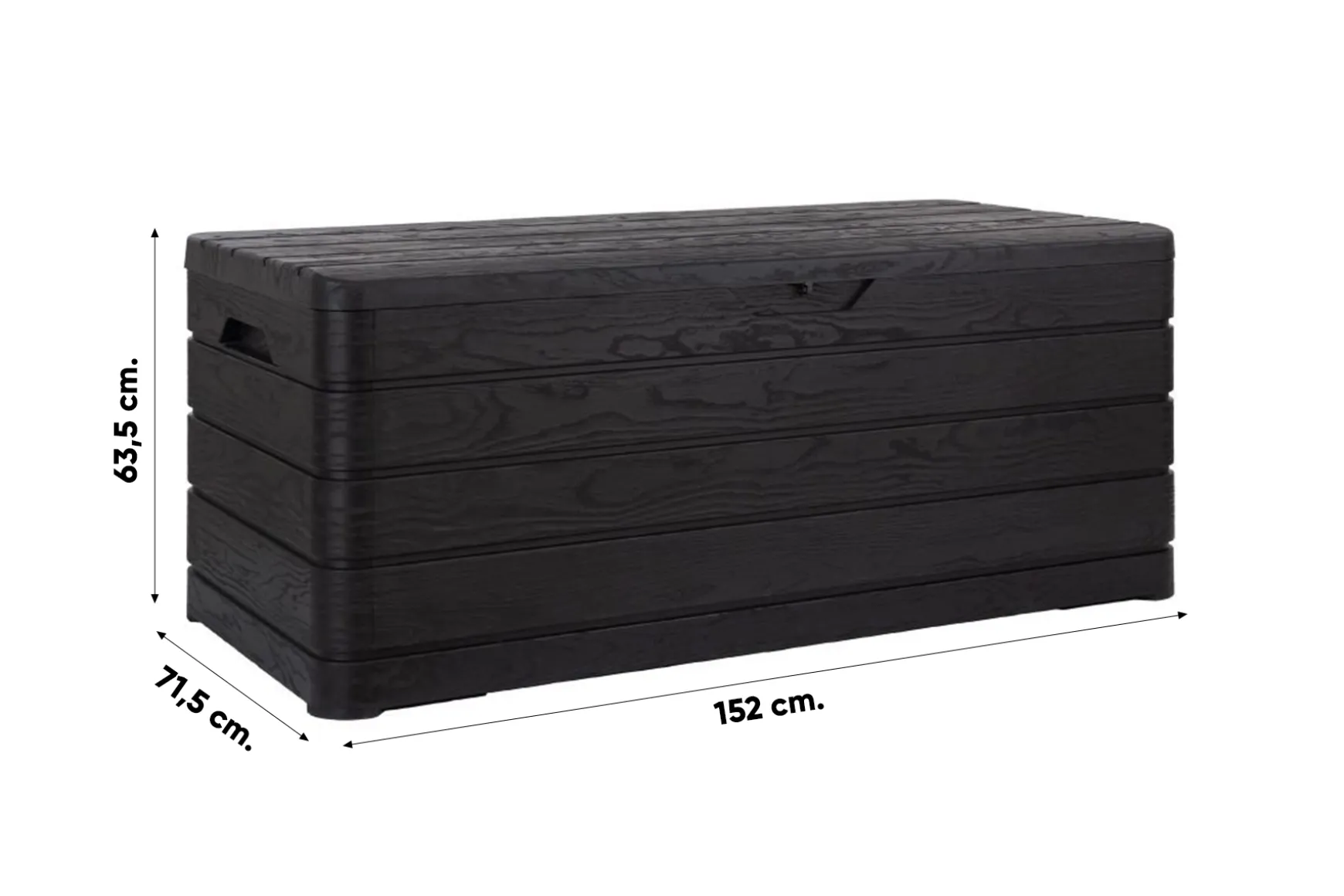 Toomax Dolomiti opbergbox tuinkussens - 640L