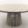 Trinxa ronde tuintafel Ø148 cm. - lichtgrijs