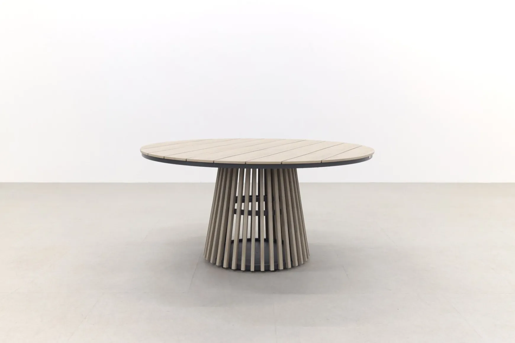 Trinxa ronde tuintafel Ø148 cm. - lichtgrijs