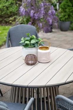 Trinxa ronde tuintafel Ø148 cm. - lichtgrijs