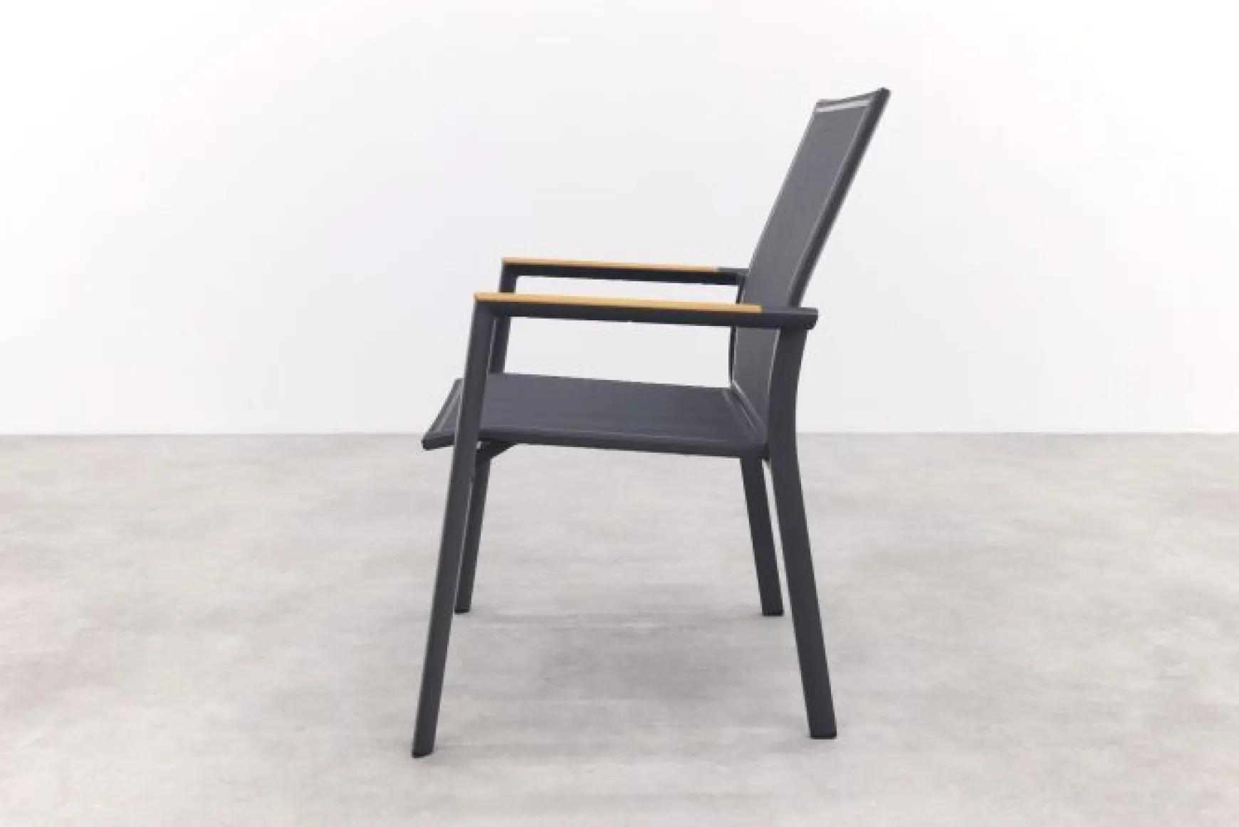 Utah/Alaska tuinset - teak/aluminium - antraciet -270x100 cm.
