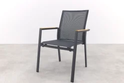 Utah/Keltex tuinset-teak/aluminium-antraciet-265x101 cm.