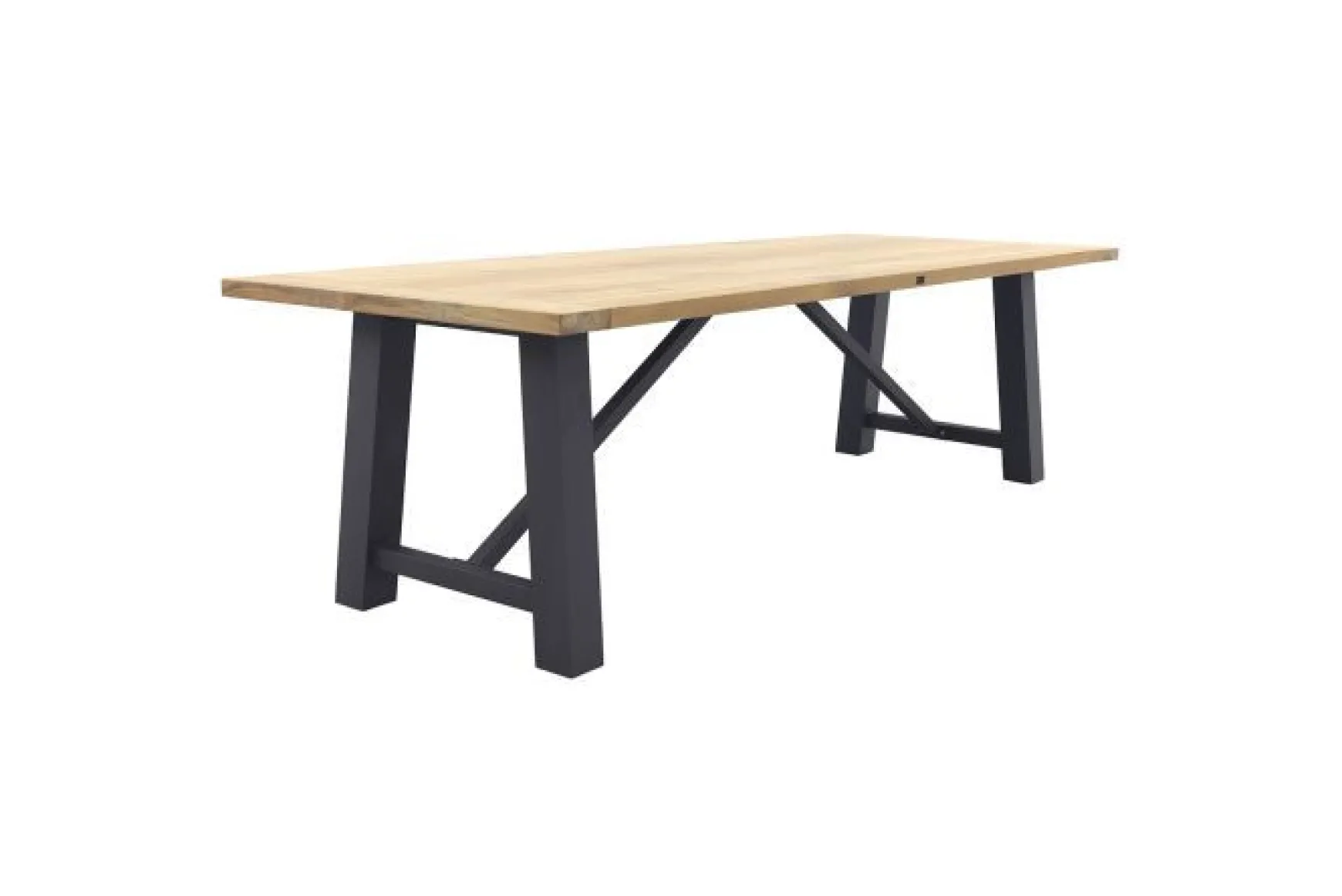 Utah/Keltex tuinset-teak/aluminium-antraciet-265x101 cm.
