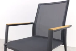 Utah/Keltex tuinset-teak/aluminium-antraciet-265x101 cm.