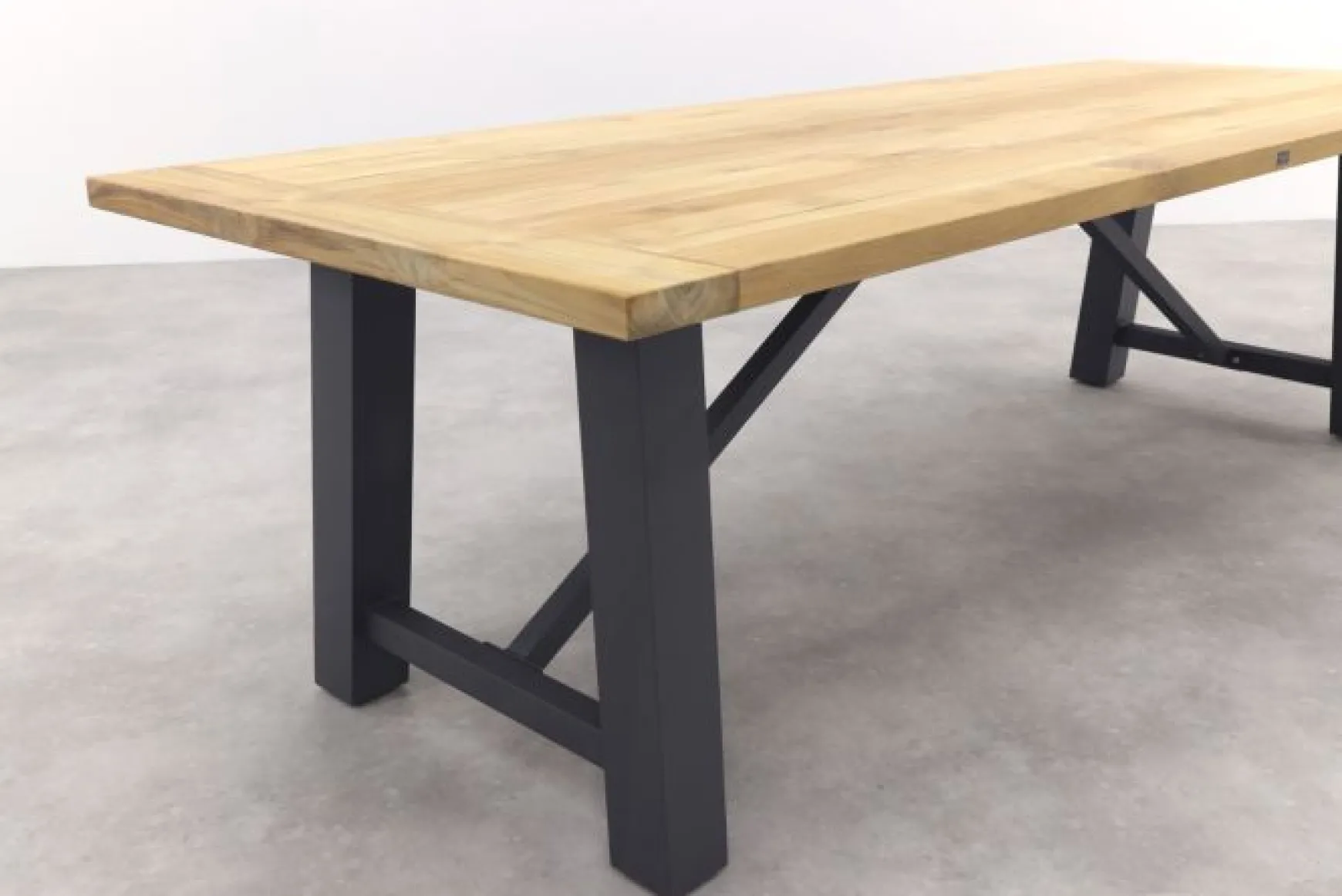 Utah/Keltex tuinset-teak/aluminium-antraciet-265x101 cm.