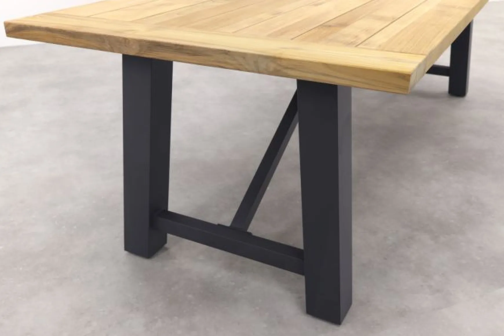 Utah/Keltex tuinset-teak/aluminium-antraciet-265x101 cm.