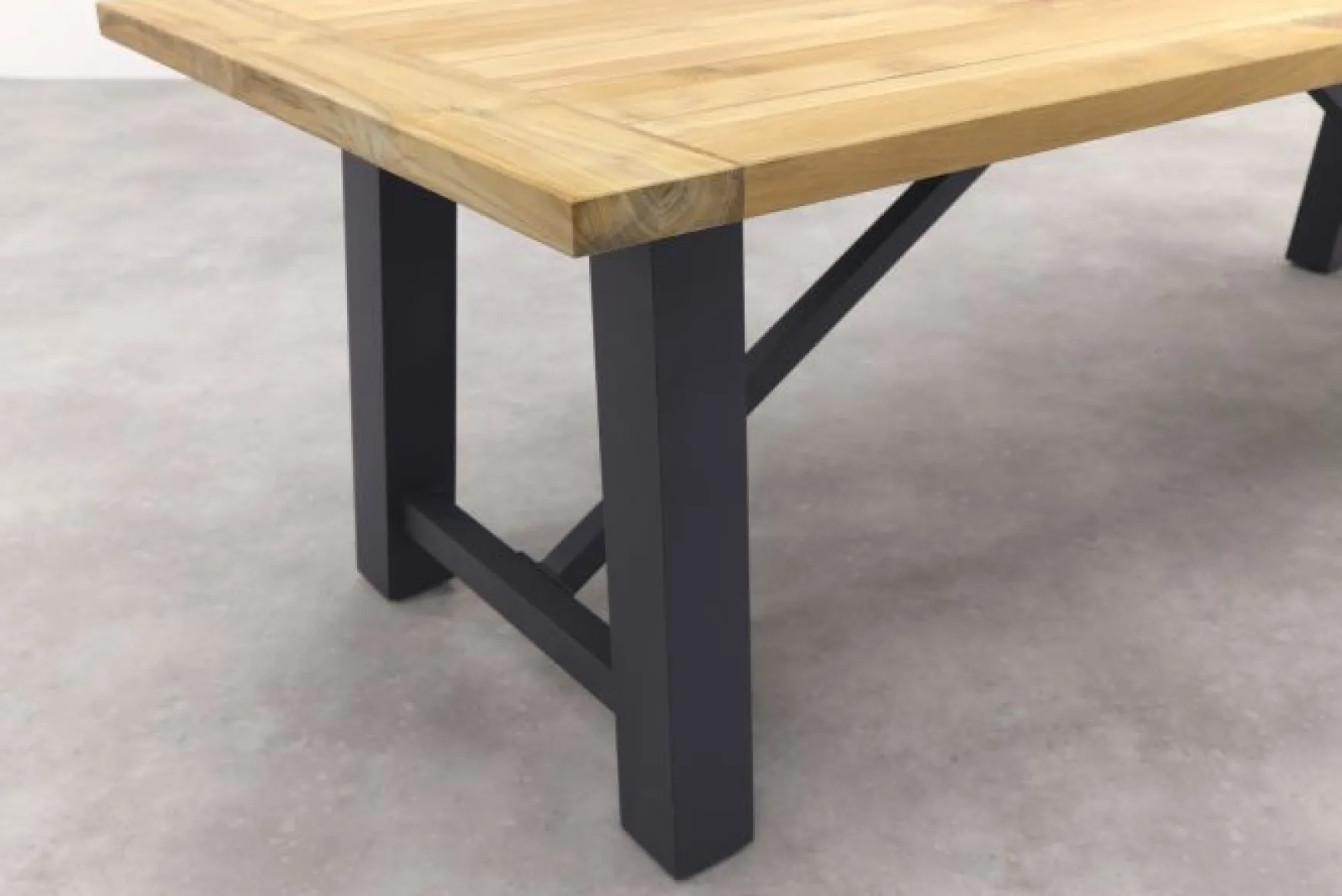 Utah/Keltex tuinset-teak/aluminium-antraciet-265x101 cm.