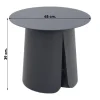 Velora koffietafel Ø45 cm. - Royal Grey