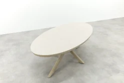 Ventaro ovale tuintafel 240x115 cm. - Latte