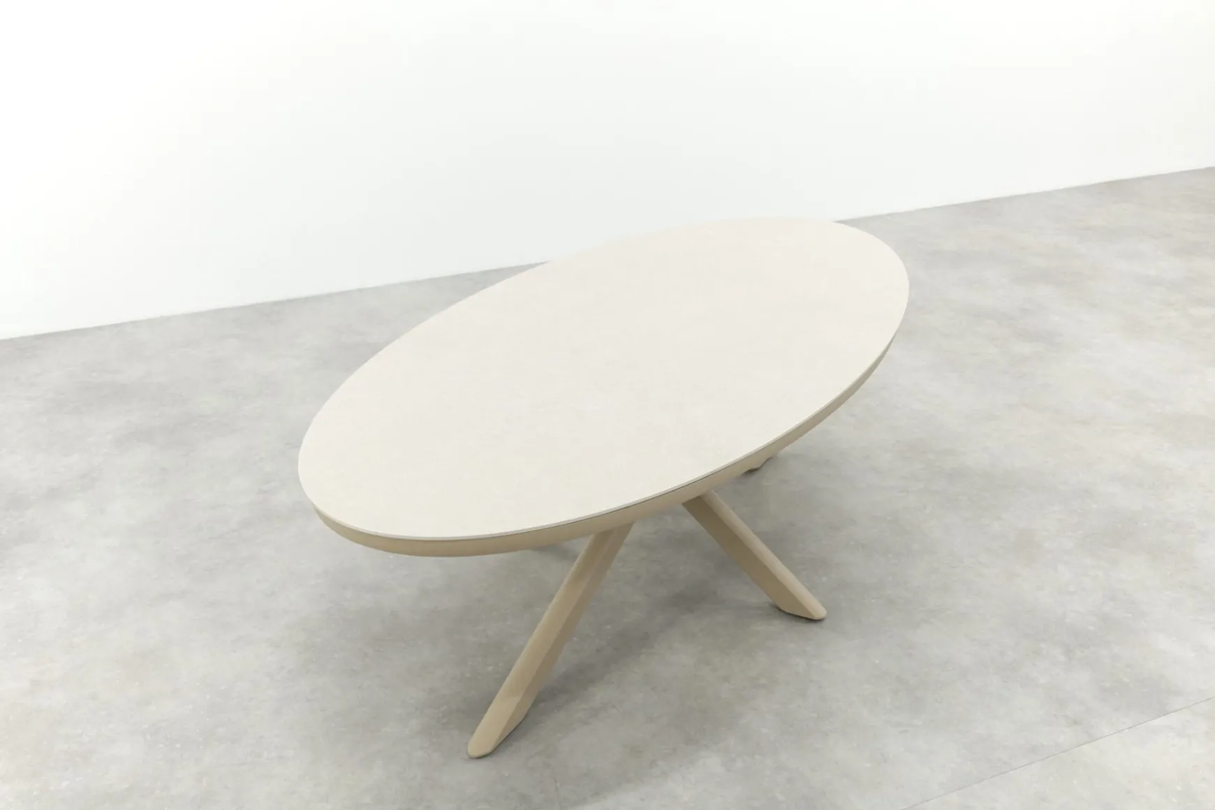 Ventaro ovale tuintafel 240x115 cm. - Latte